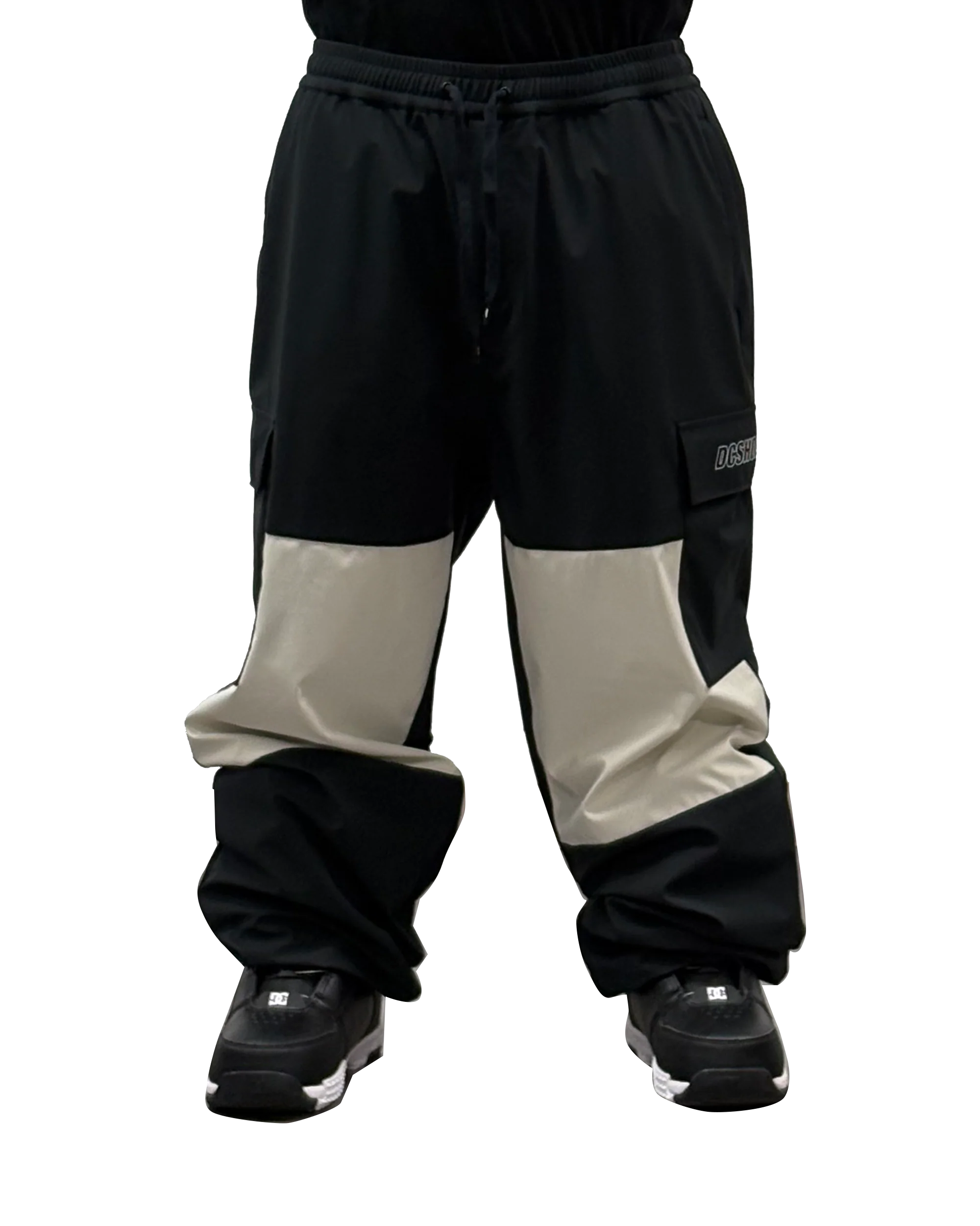 Mens Cargo Block Snow Pants